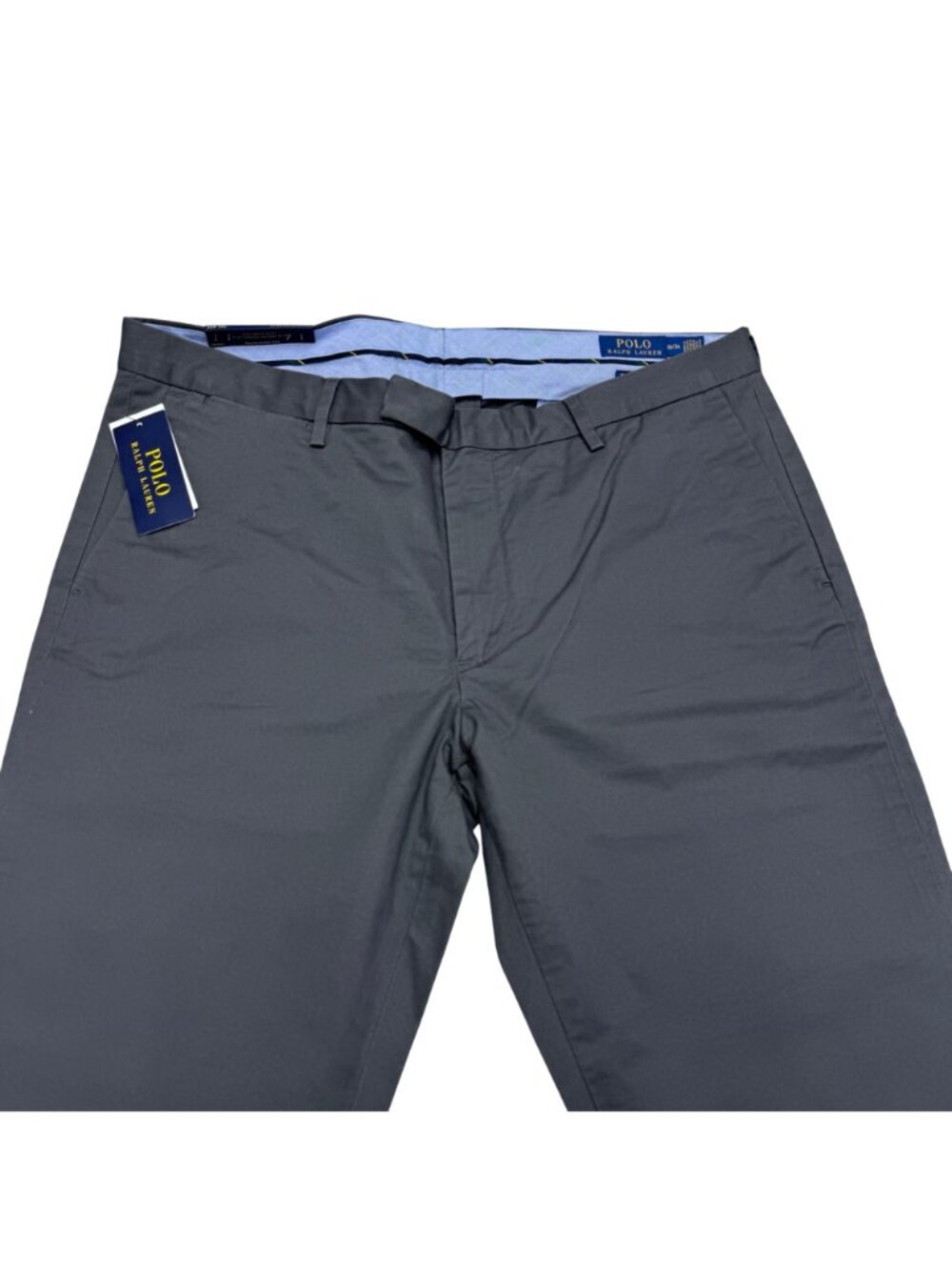 NWT $145 Polo Ralph Lauren Men's Stretch Slim Fit Gray Pants, Size 36x34 - Picture 3 of 11